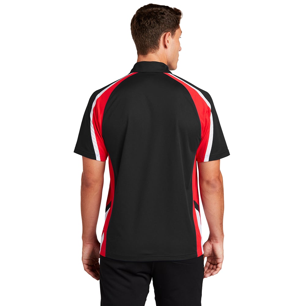 Sport - Tek ST654 Sport - Wick Raglan Tricolor Micropique Polo - Gorvex.com