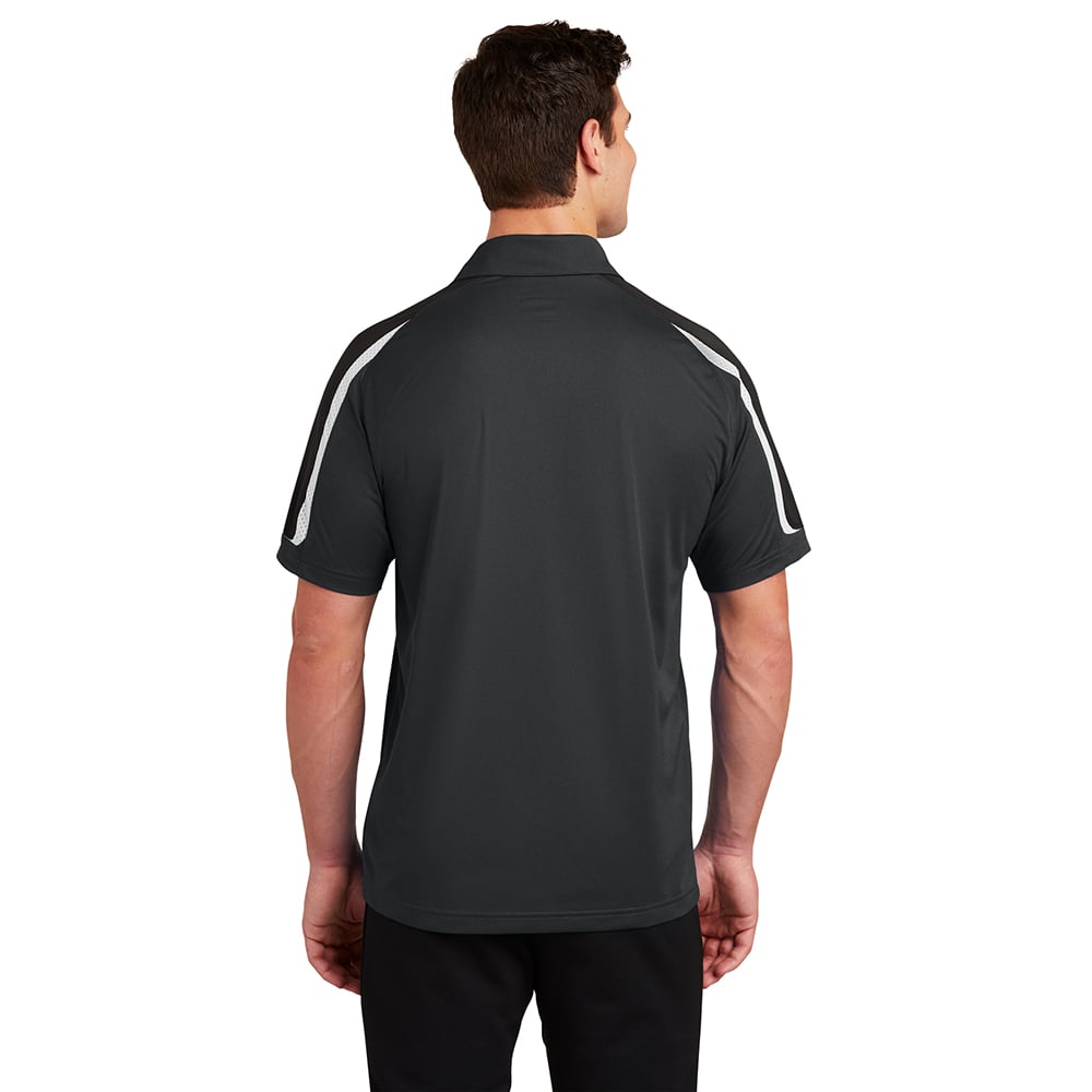 Sport - Tek ST658 Sport - Wick Micropique Tricolor Shoulder Polo - Gorvex.com