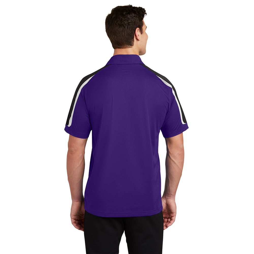 Sport - Tek ST658 Sport - Wick Micropique Tricolor Shoulder Polo - Gorvex.com