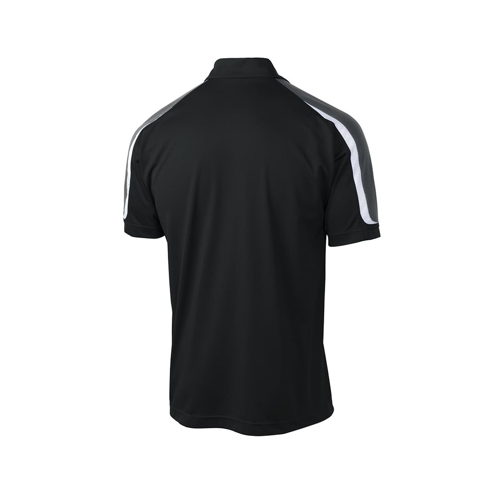 Sport - Tek ST658 Sport - Wick Micropique Tricolor Shoulder Polo - Gorvex.com