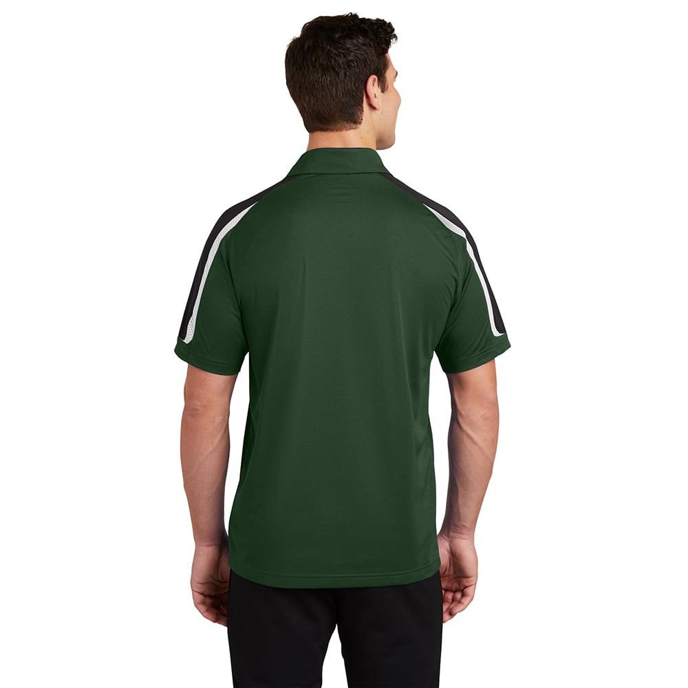 Sport - Tek ST658 Sport - Wick Micropique Tricolor Shoulder Polo - Gorvex.com
