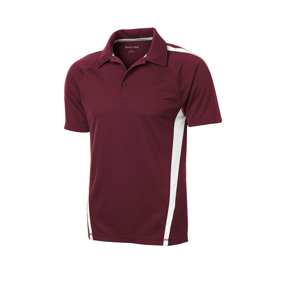 Sport - Tek ST685 PosiCharge Raglan Colorblock Micro - Mesh Polo - Gorvex.com