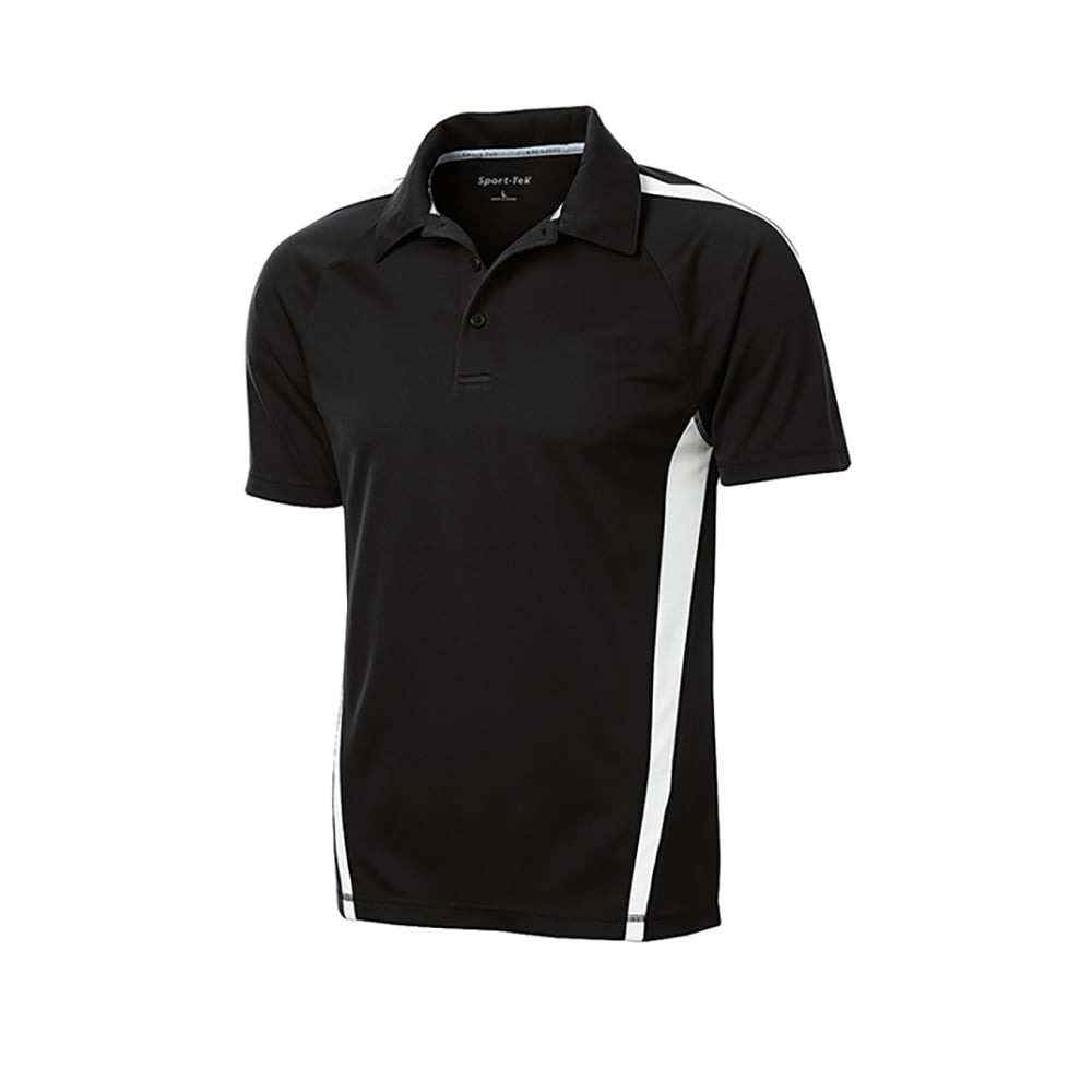 Sport - Tek ST685 PosiCharge Raglan Colorblock Micro - Mesh Polo - Gorvex.com