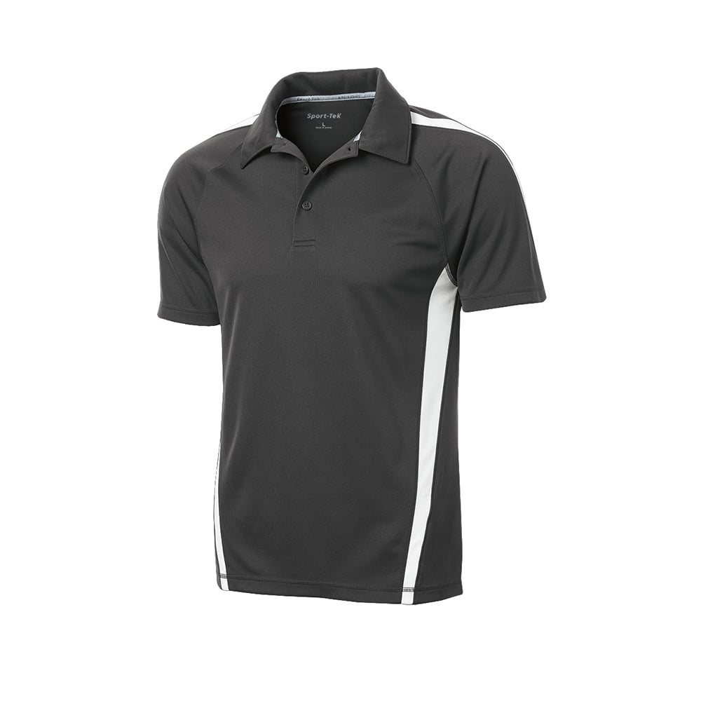 Sport - Tek ST685 PosiCharge Raglan Colorblock Micro - Mesh Polo - Gorvex.com