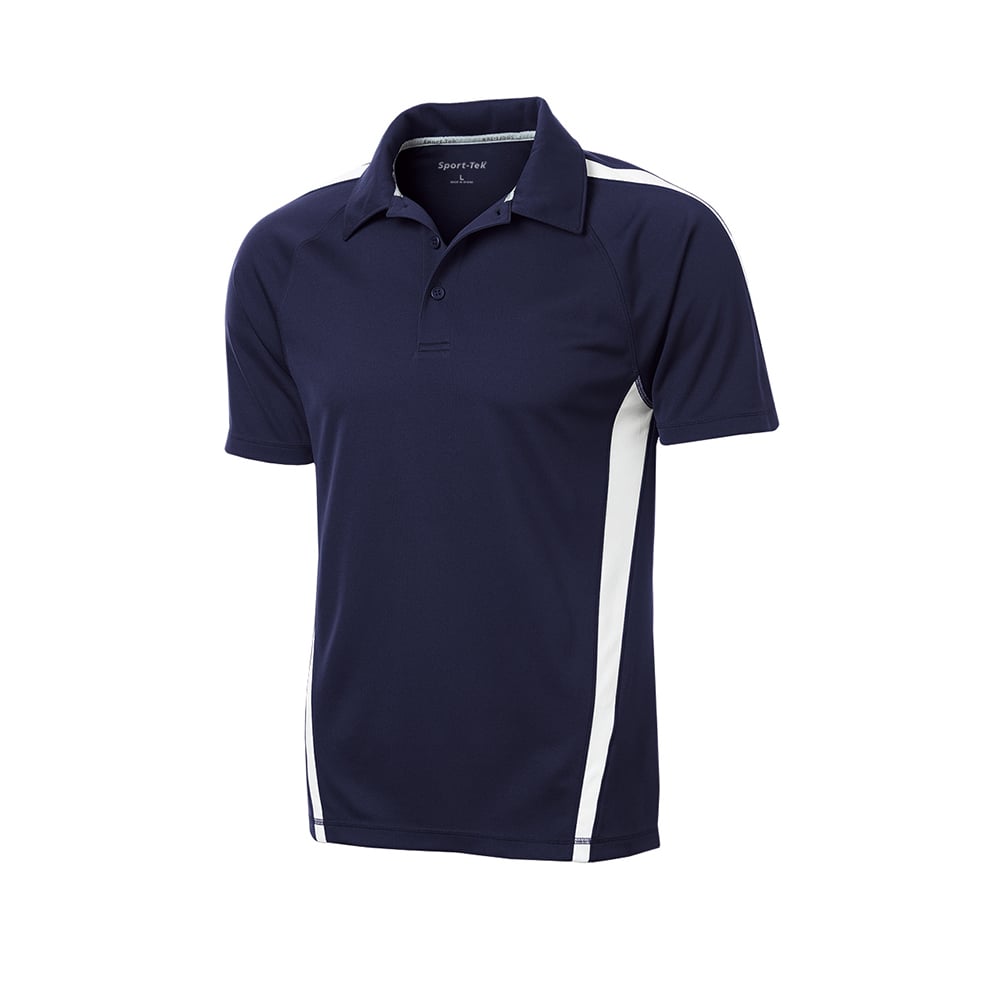 Sport - Tek ST685 PosiCharge Raglan Colorblock Micro - Mesh Polo - Gorvex.com