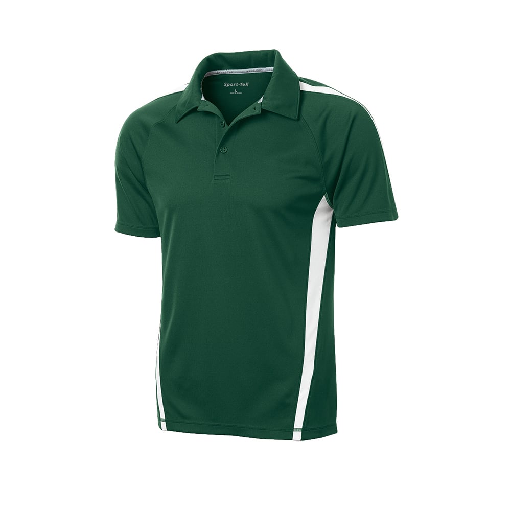 Sport - Tek ST685 PosiCharge Raglan Colorblock Micro - Mesh Polo - Gorvex.com