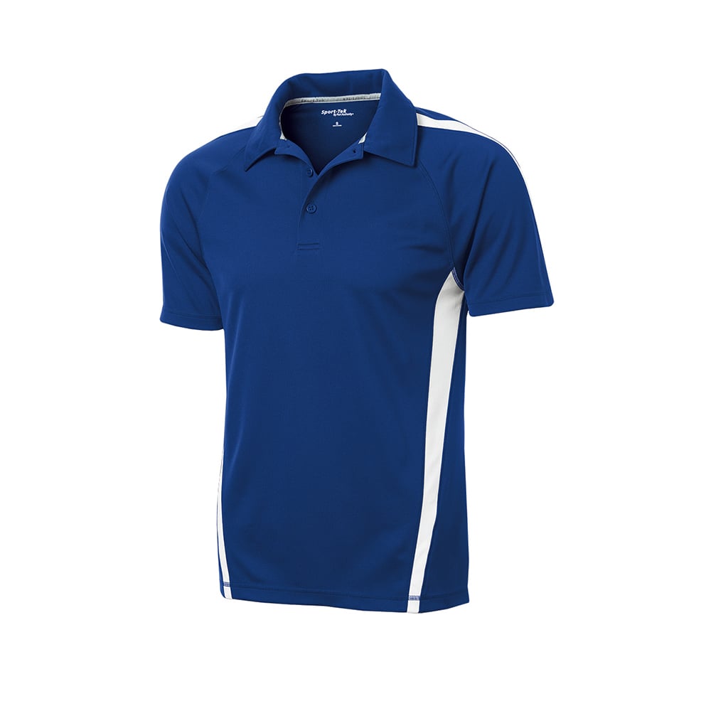 Sport - Tek ST685 PosiCharge Raglan Colorblock Micro - Mesh Polo - Gorvex.com