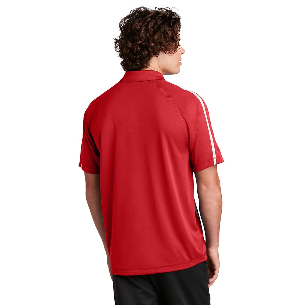 Sport - Tek ST685 PosiCharge Raglan Colorblock Micro - Mesh Polo - Gorvex.com