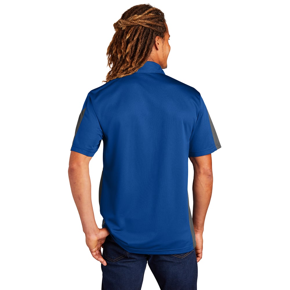 Sport - Tek ST695 PosiCharge Active Textured Colorblock Polo - Gorvex.com