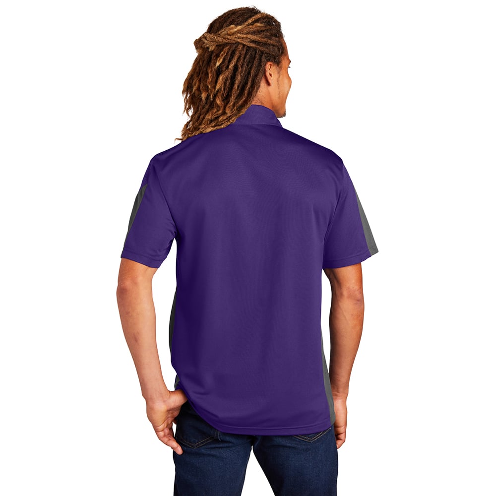 Sport - Tek ST695 PosiCharge Active Textured Colorblock Polo - Gorvex.com