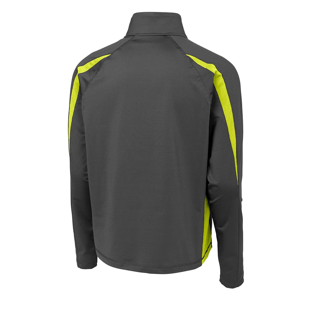 Sport - Tek ST851 Sport - Wick Stretch Half - Zip Colorblock Pullover - Gorvex.com
