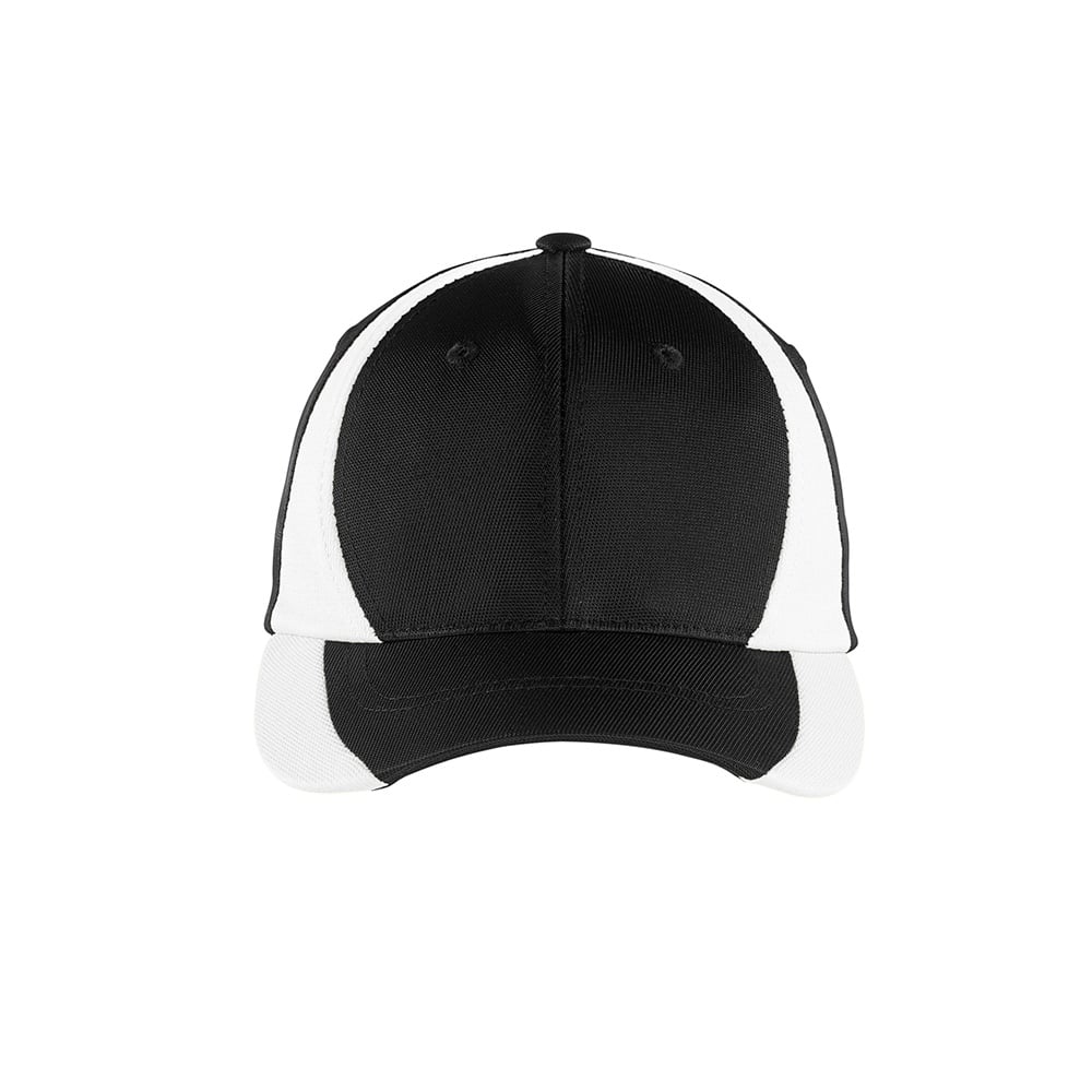 Sport - Tek STC11 Dry Zone Nylon Colorblock Structured Adjustable Cap - Gorvex.com