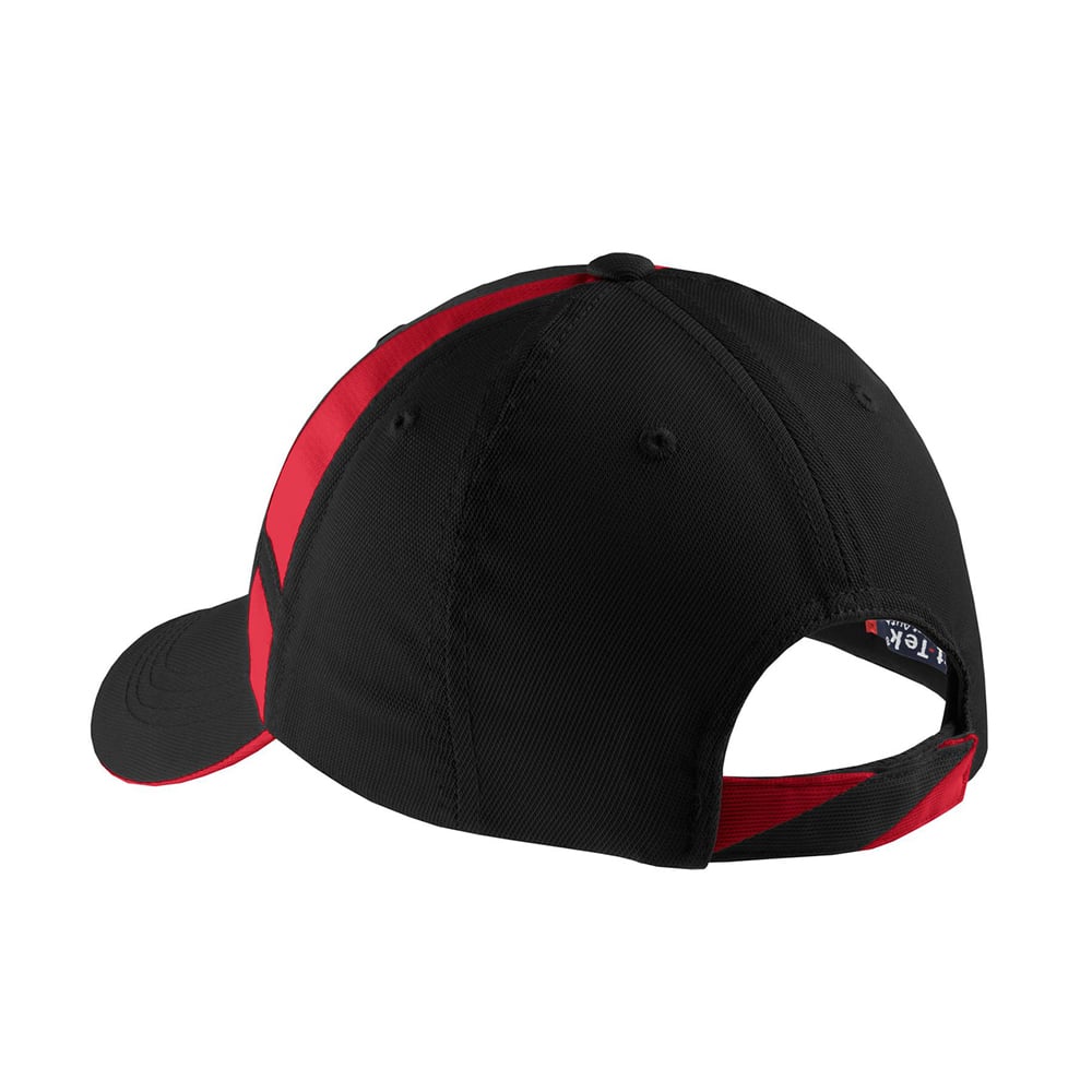 Sport - Tek STC12 Dry Zone Moisture - Wicking Cap with Mesh Inset - Gorvex.com