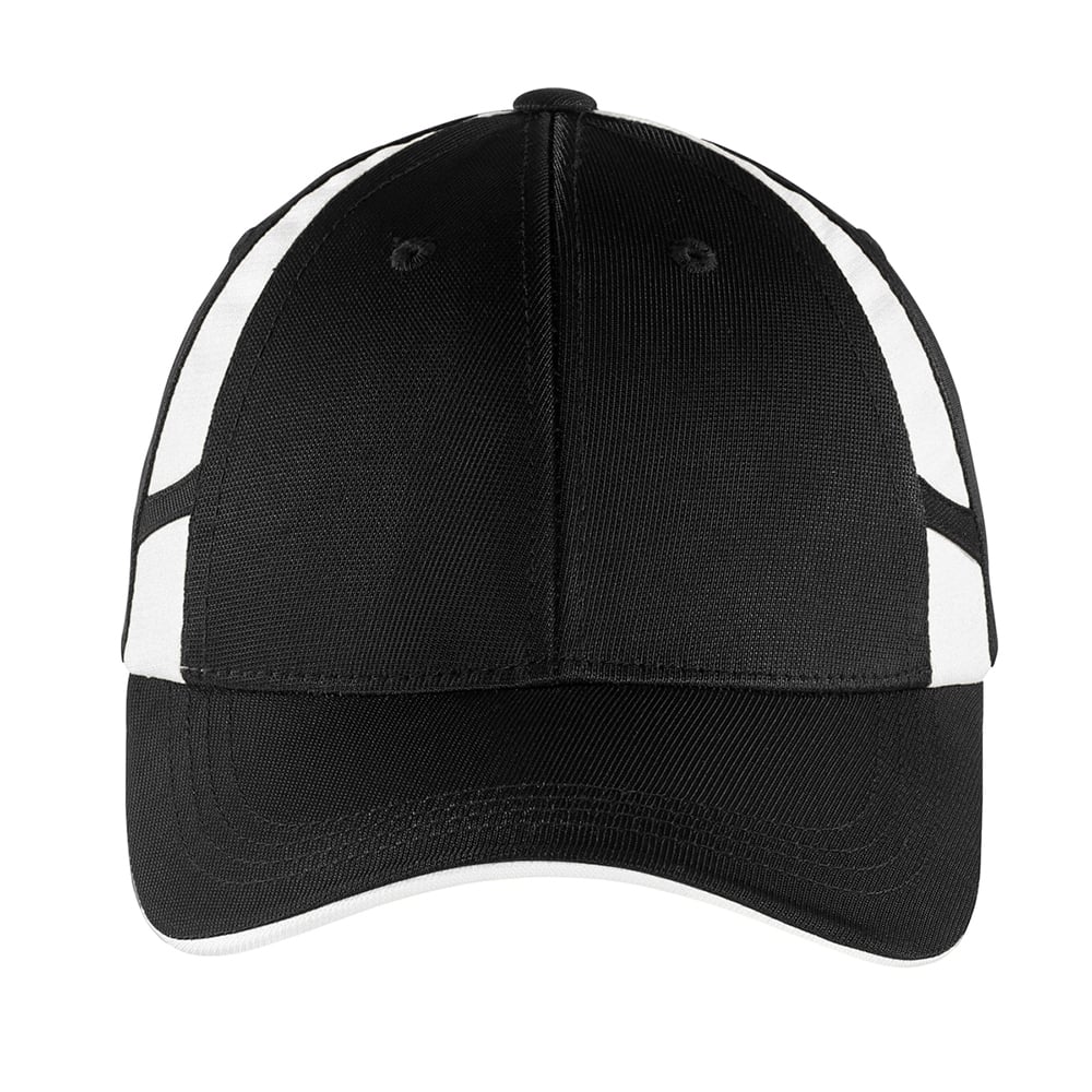 Sport - Tek STC12 Dry Zone Moisture - Wicking Cap with Mesh Inset - Gorvex.com
