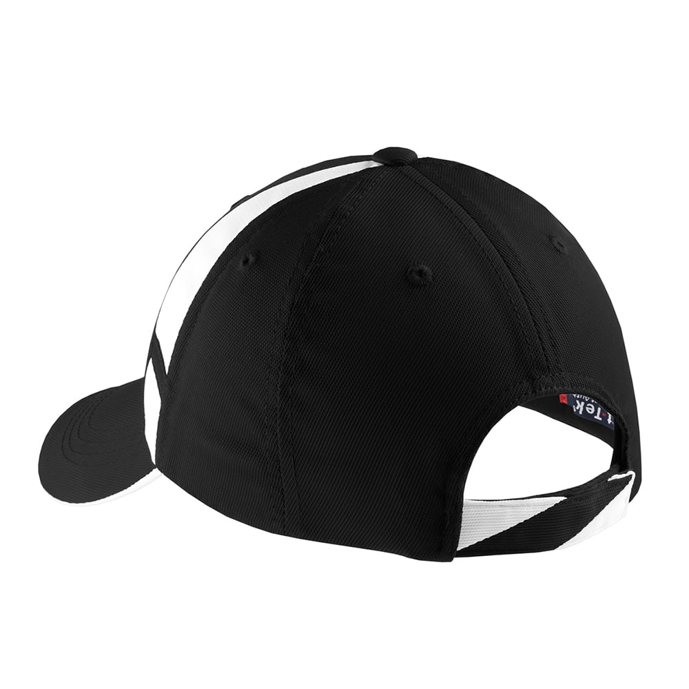 Sport - Tek STC12 Dry Zone Moisture - Wicking Cap with Mesh Inset - Gorvex.com