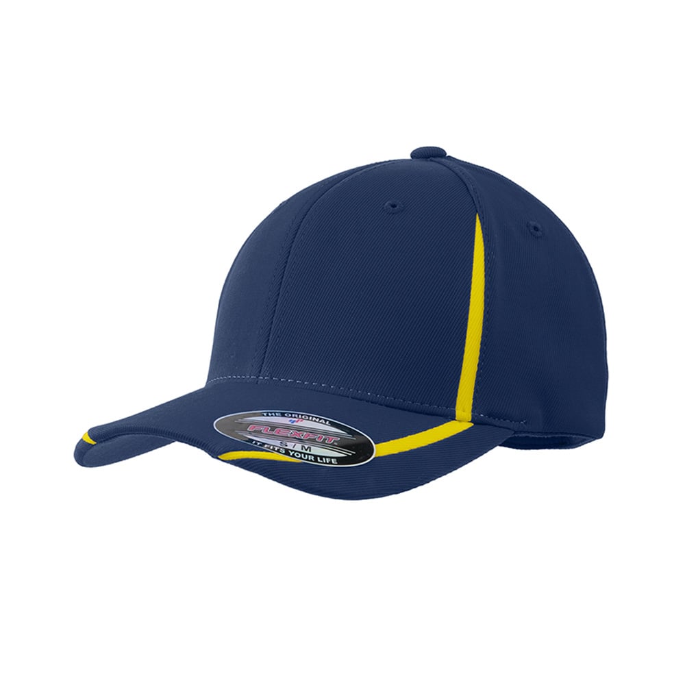 Sport - Tek STC16 Flexfit Performance Colorblock Structured Cap - Gorvex.com