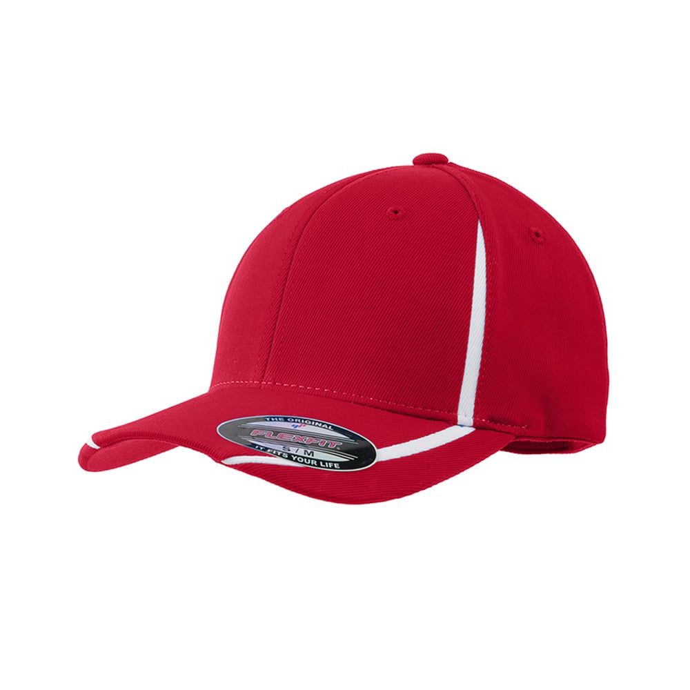 Sport - Tek STC16 Flexfit Performance Colorblock Structured Cap - Gorvex.com