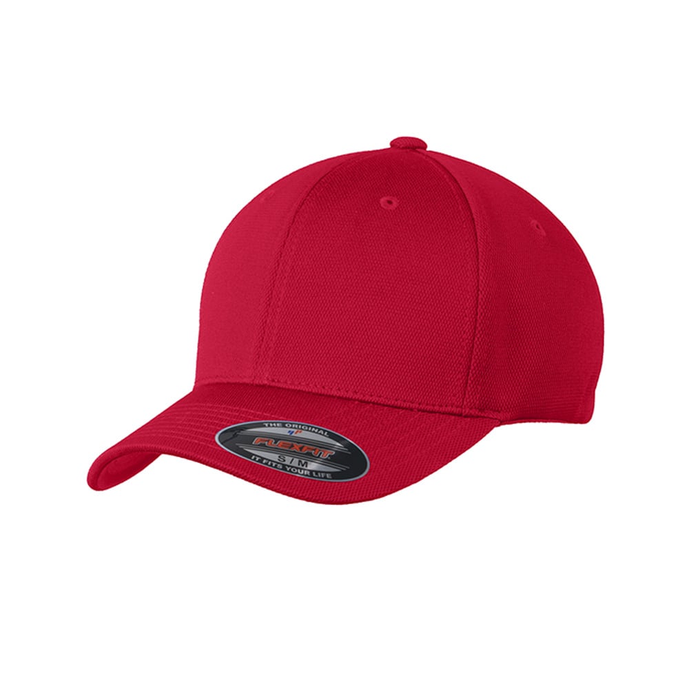 Sport - Tek STC22 Flexfit Cool & Dry Poly Block Mesh Structured Cap - Gorvex.com
