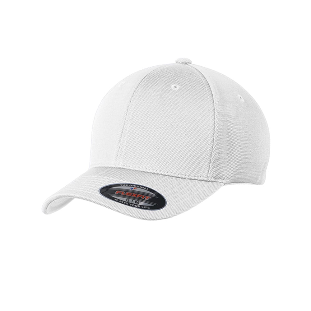 Sport - Tek STC22 Flexfit Cool & Dry Poly Block Mesh Structured Cap - Gorvex.com