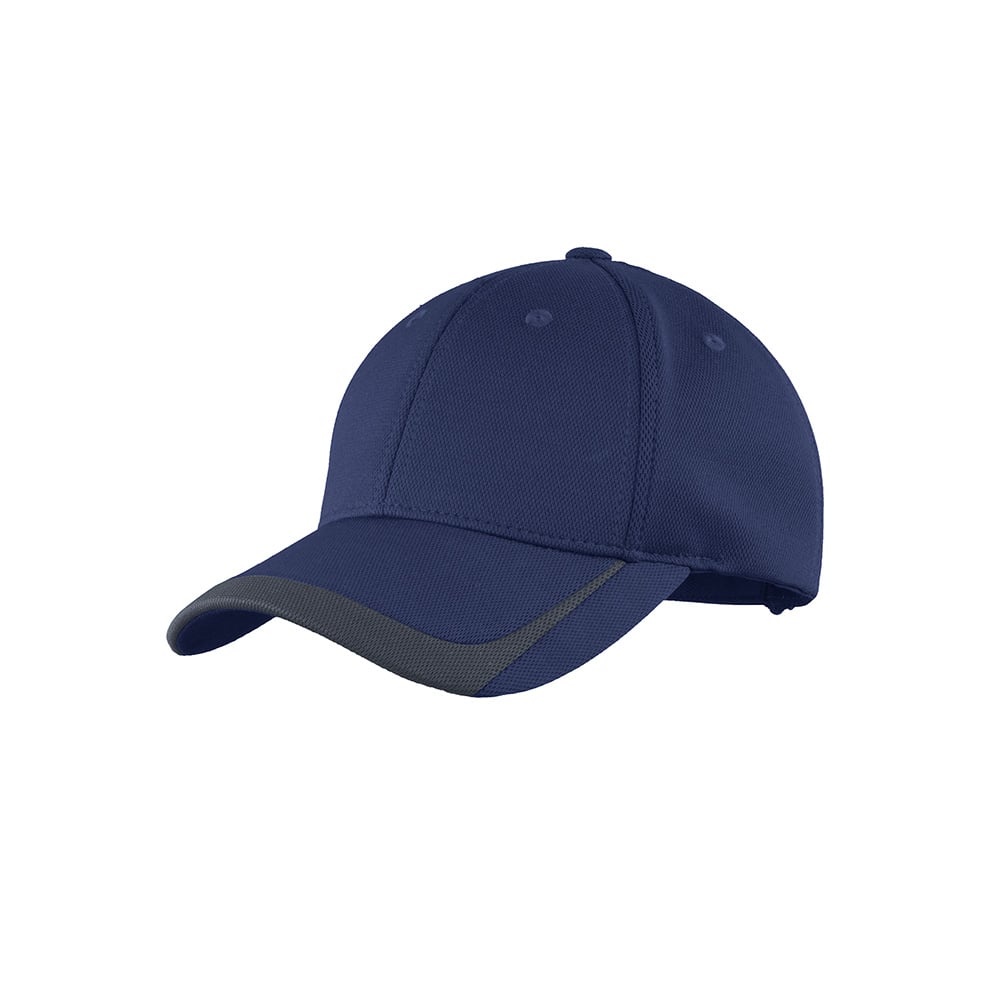 Sport - Tek STC24 Pique Colorblock Adjustable Structured Cap - Gorvex.com