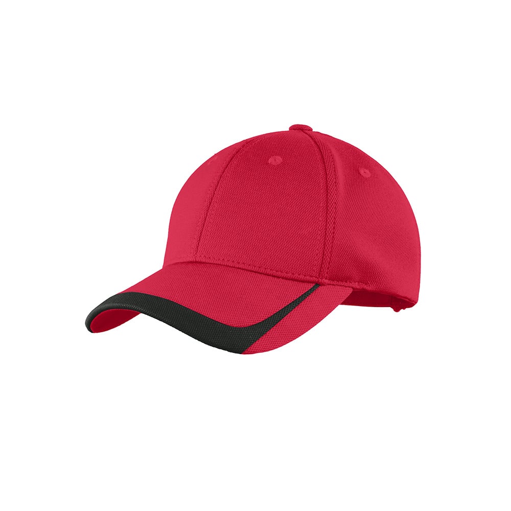Sport - Tek STC24 Pique Colorblock Adjustable Structured Cap - Gorvex.com