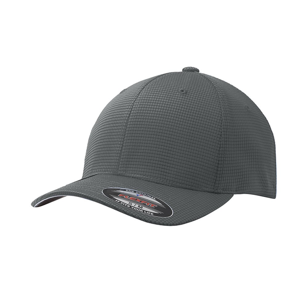 Sport - Tek STC33 Flexfit Grid Texture Stretch Fitted Cap - Gorvex.com