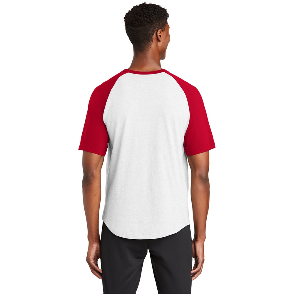 Sport - Tek T201 Colorblock Raglan 3/4 Short Sleeve Jersey - Gorvex.com