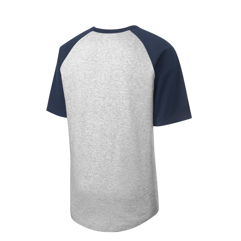 Sport - Tek T201 Colorblock Raglan 3/4 Short Sleeve Jersey - Gorvex.com