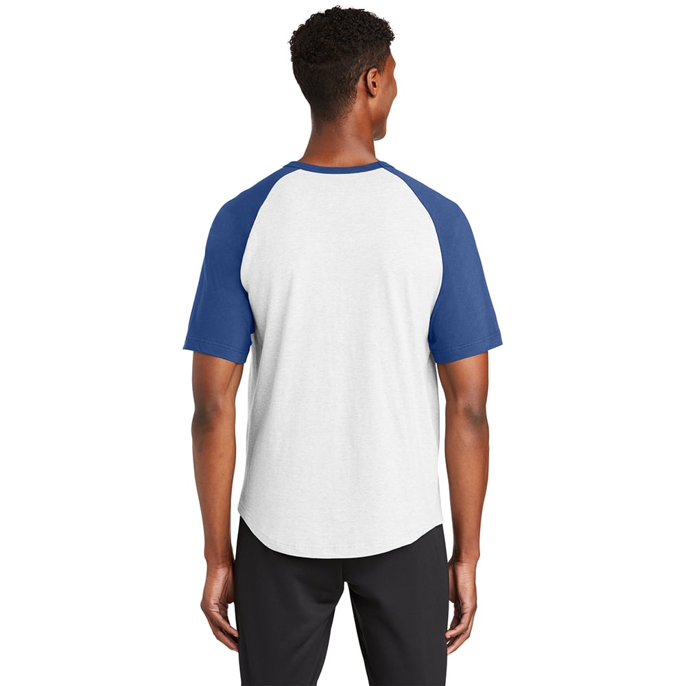 Sport - Tek T201 Colorblock Raglan 3/4 Short Sleeve Jersey - Gorvex.com