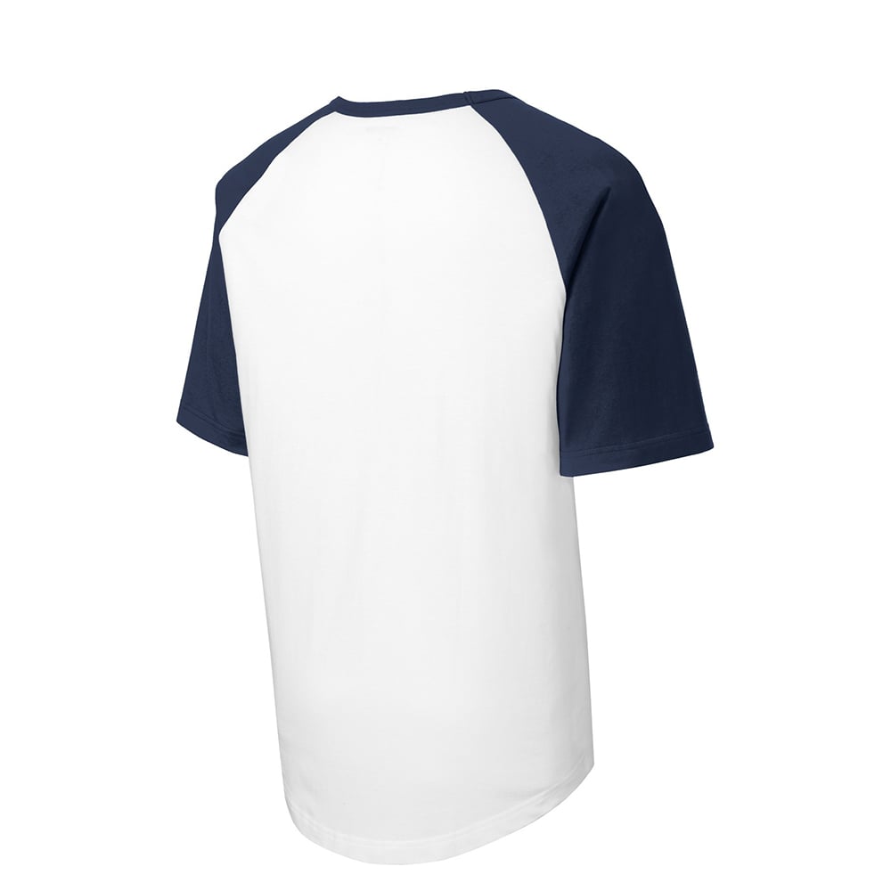 Sport - Tek T201 Colorblock Raglan 3/4 Short Sleeve Jersey - Gorvex.com