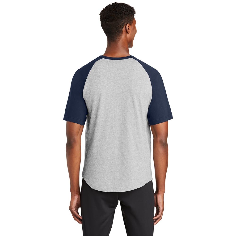 Sport - Tek T201 Colorblock Raglan 3/4 Short Sleeve Jersey - Gorvex.com