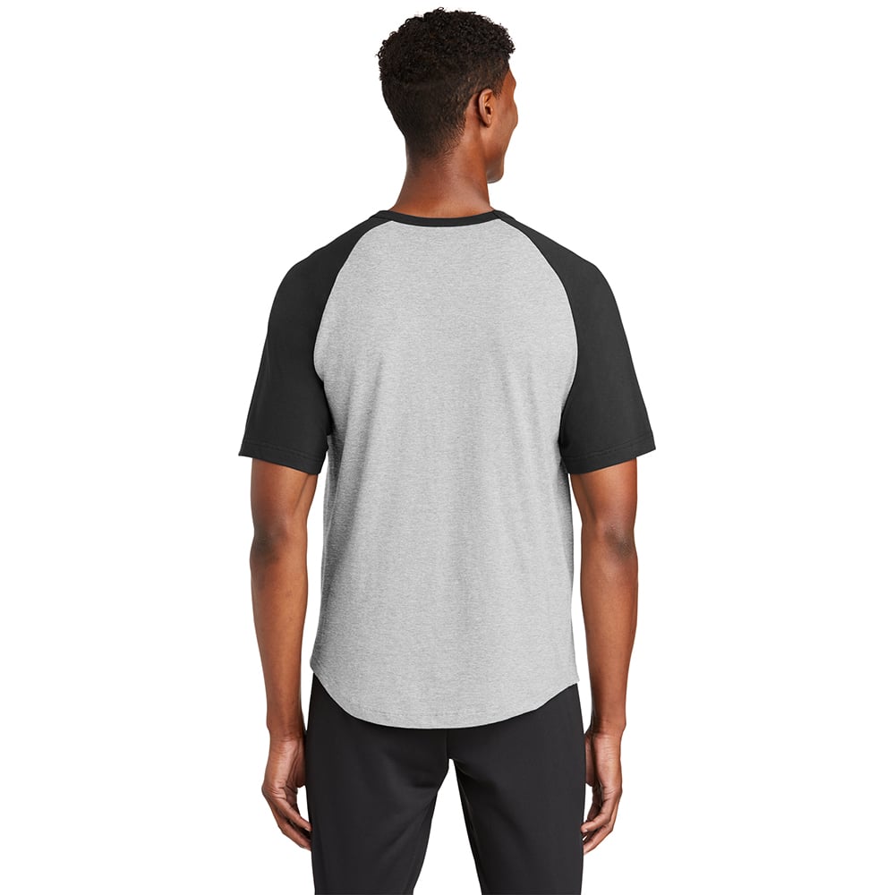 Sport - Tek T201 Colorblock Raglan 3/4 Short Sleeve Jersey - Gorvex.com