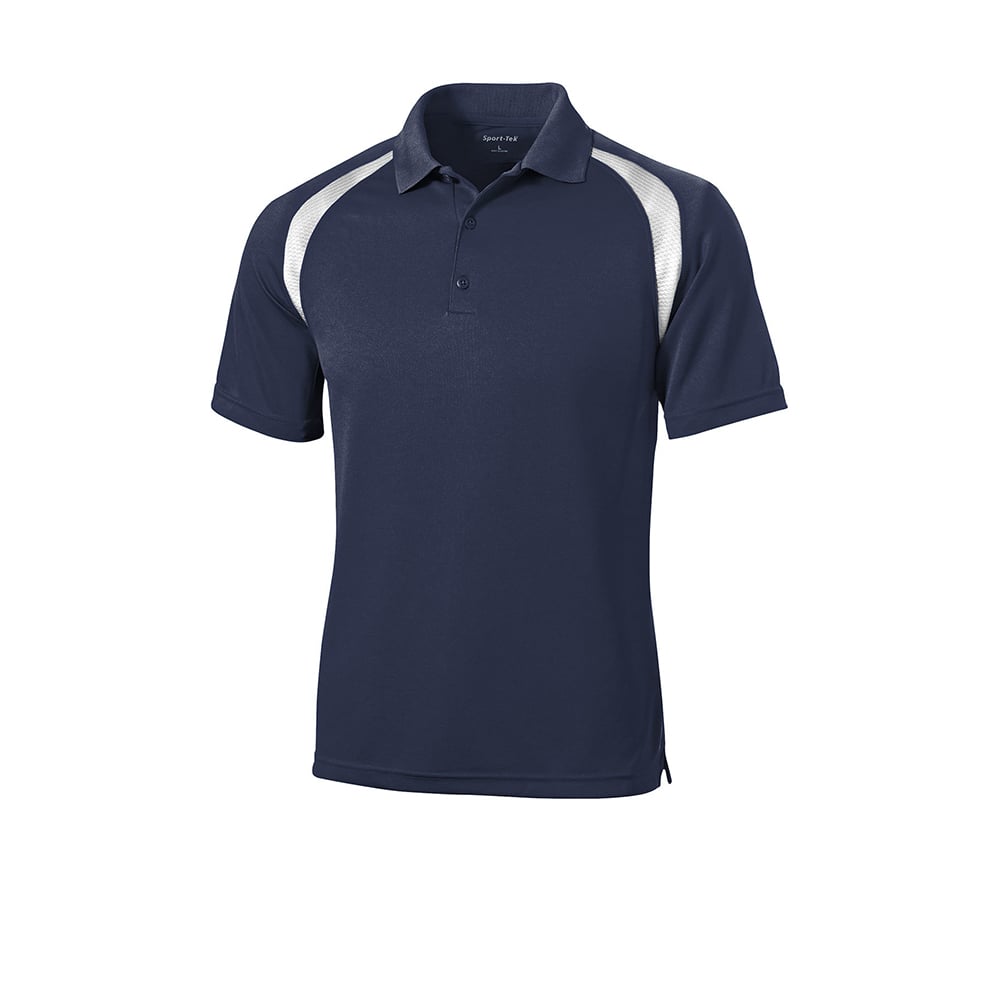 Sport - Tek T476 Dry Zone Colorblock Raglan Polo with 3 - Button Placket - Gorvex.com