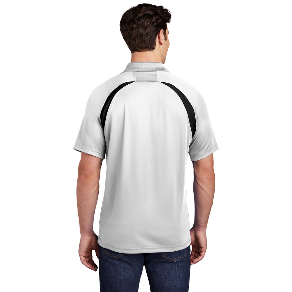 Sport - Tek T476 Dry Zone Colorblock Raglan Polo with 3 - Button Placket - Gorvex.com