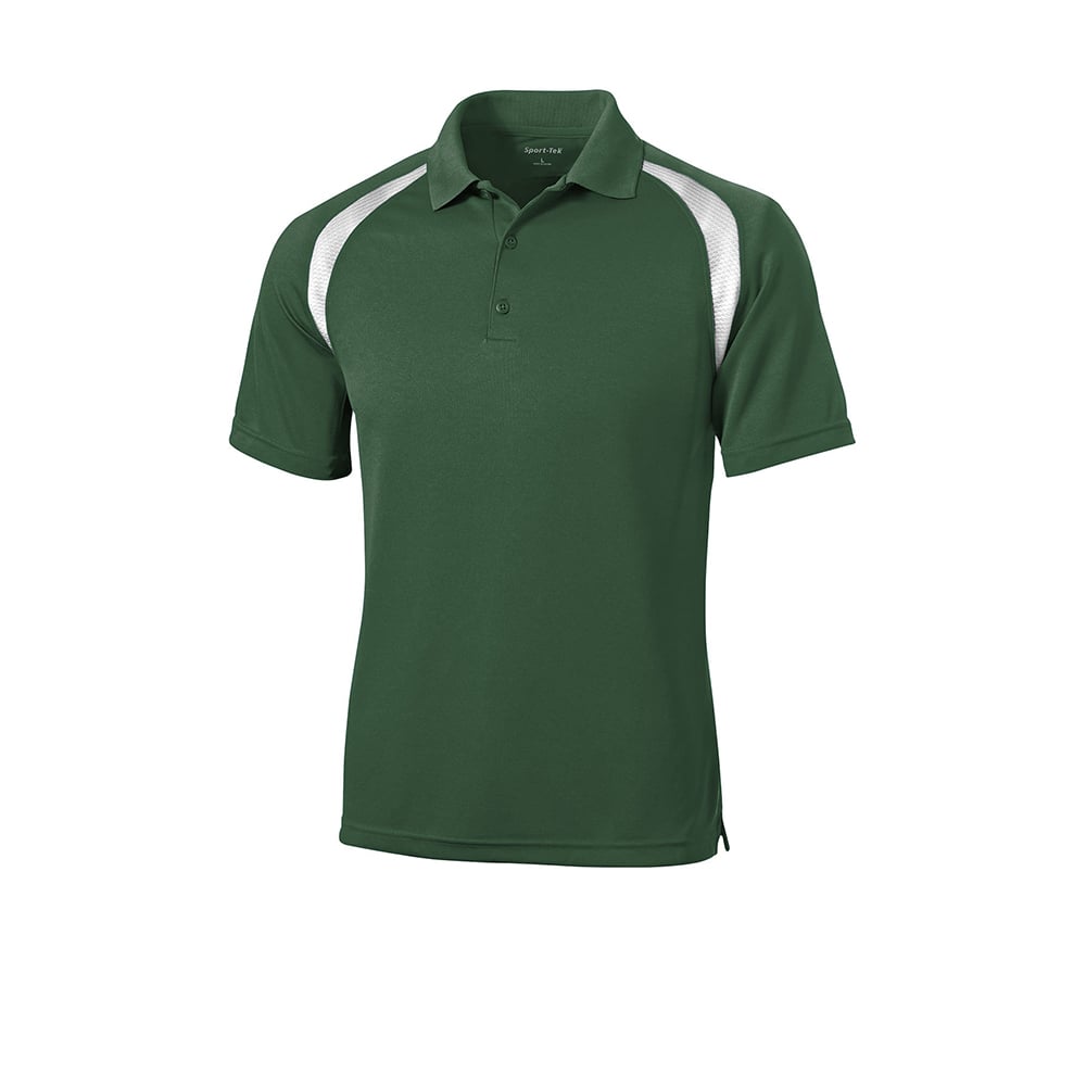 Sport - Tek T476 Dry Zone Colorblock Raglan Polo with 3 - Button Placket - Gorvex.com