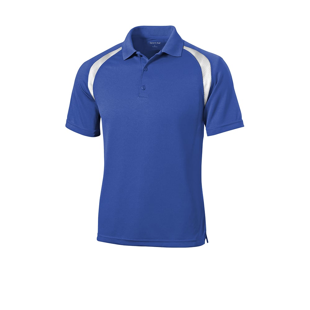 Sport - Tek T476 Dry Zone Colorblock Raglan Polo with 3 - Button Placket - Gorvex.com