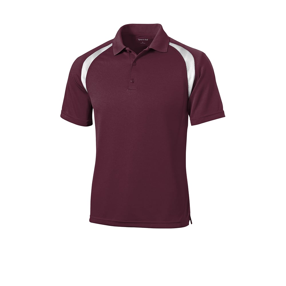 Sport - Tek T476 Dry Zone Colorblock Raglan Polo with 3 - Button Placket - Gorvex.com