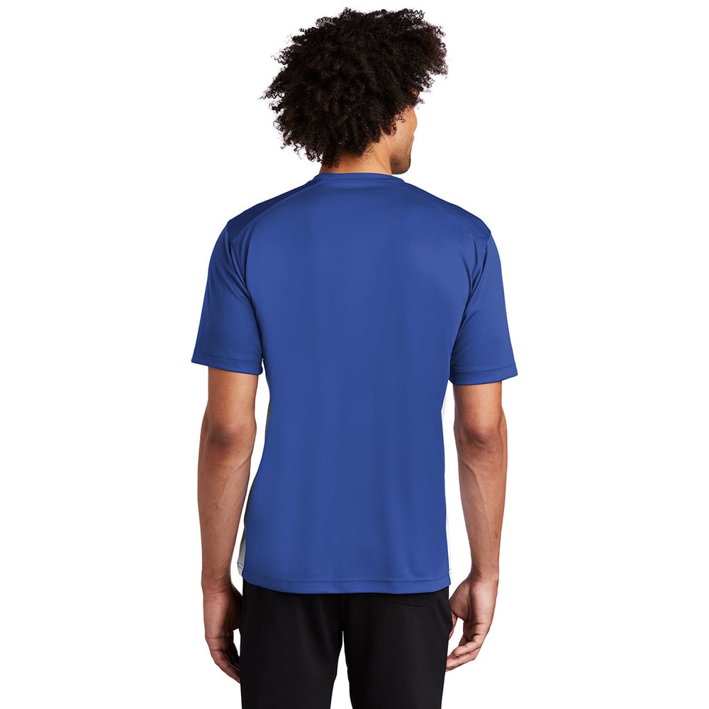 Sport - Tek T478 Dry Zone Modified Raglan Sleeves Colorblock Crew Shirt - Gorvex.com