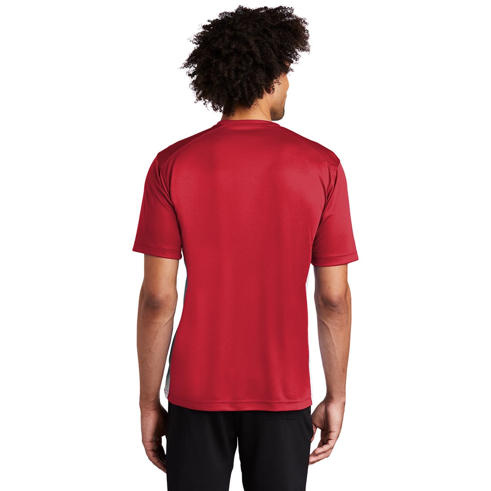 Sport - Tek T478 Dry Zone Modified Raglan Sleeves Colorblock Crew Shirt - Gorvex.com