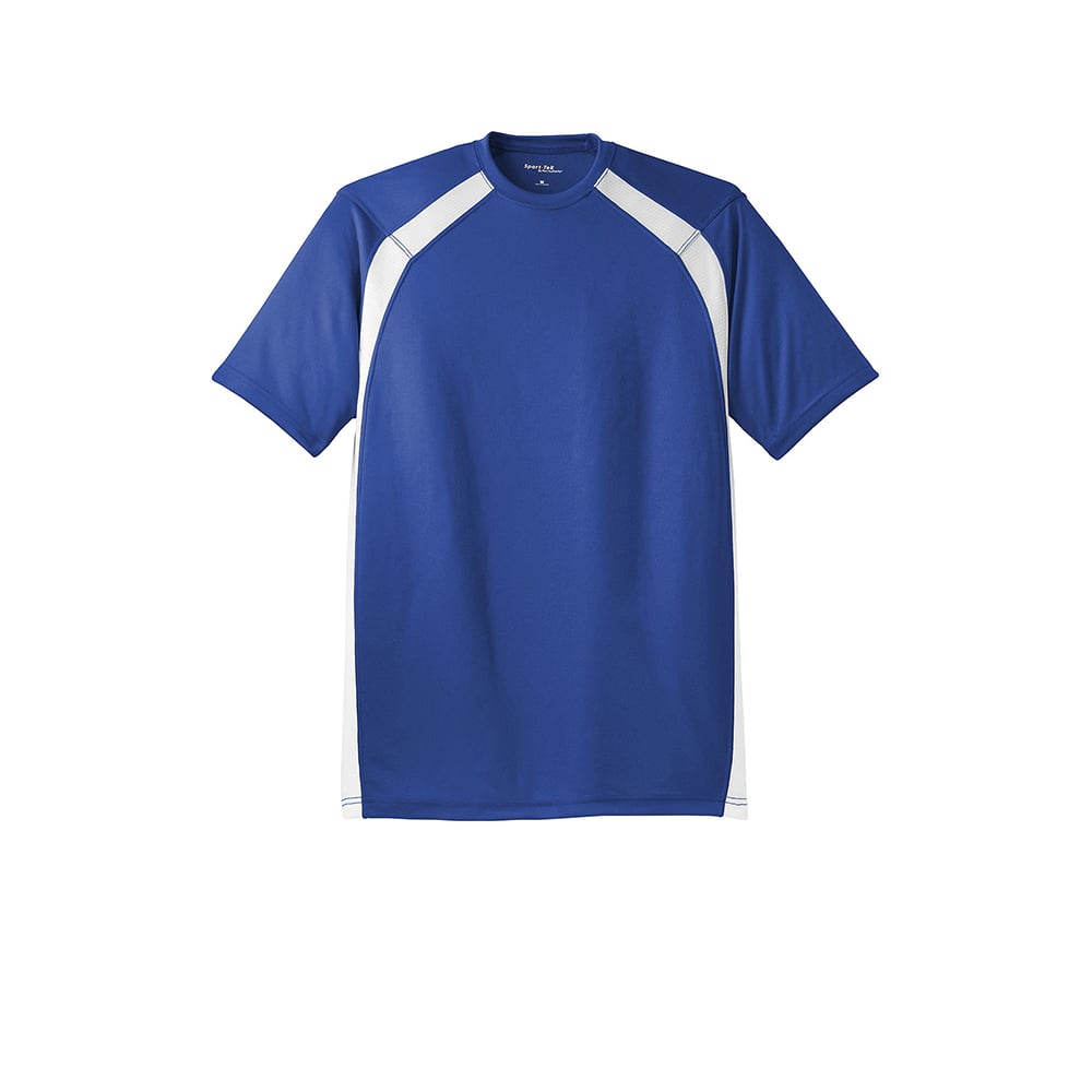 Sport - Tek T478 Dry Zone Modified Raglan Sleeves Colorblock Crew Shirt - Gorvex.com