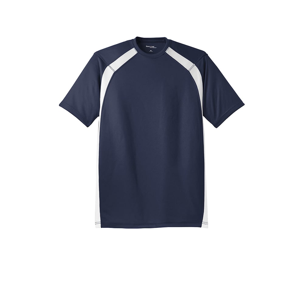 Sport - Tek T478 Dry Zone Modified Raglan Sleeves Colorblock Crew Shirt - Gorvex.com