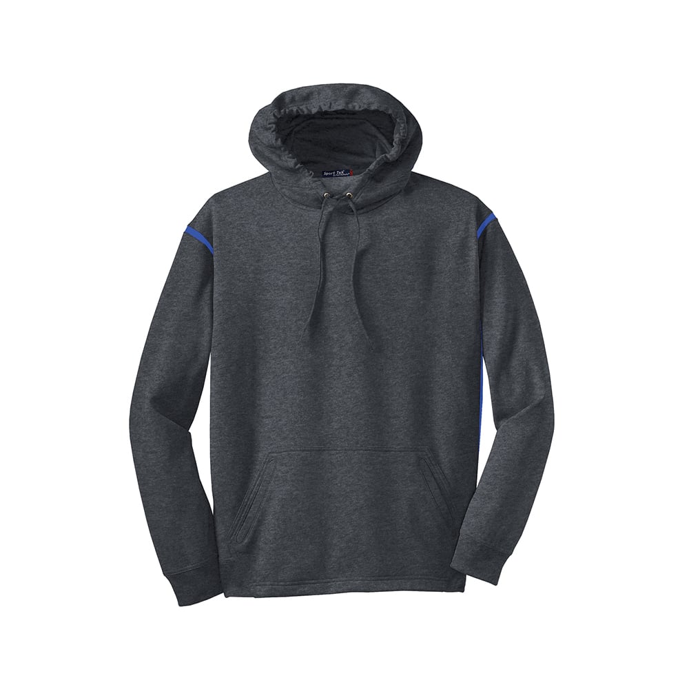 Sport - Tek TST246 Tall Tech Fleece Colorblock Hooded Sweatshirt - Gorvex.com