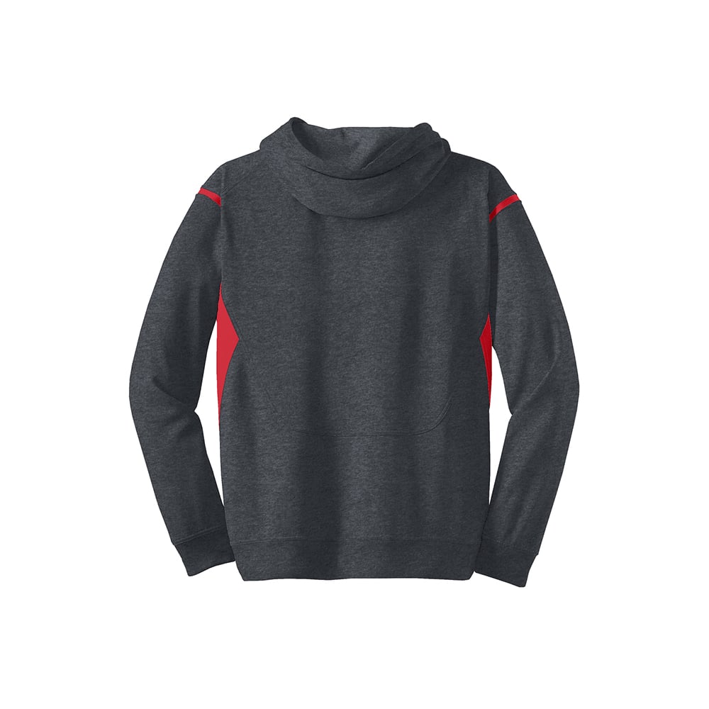 Sport - Tek TST246 Tall Tech Fleece Colorblock Hooded Sweatshirt - Gorvex.com