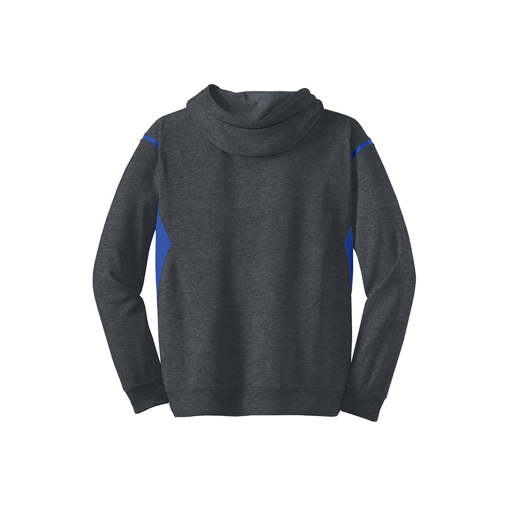 Sport - Tek TST246 Tall Tech Fleece Colorblock Hooded Sweatshirt - Gorvex.com