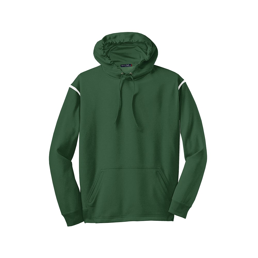 Sport - Tek TST246 Tall Tech Fleece Colorblock Hooded Sweatshirt - Gorvex.com