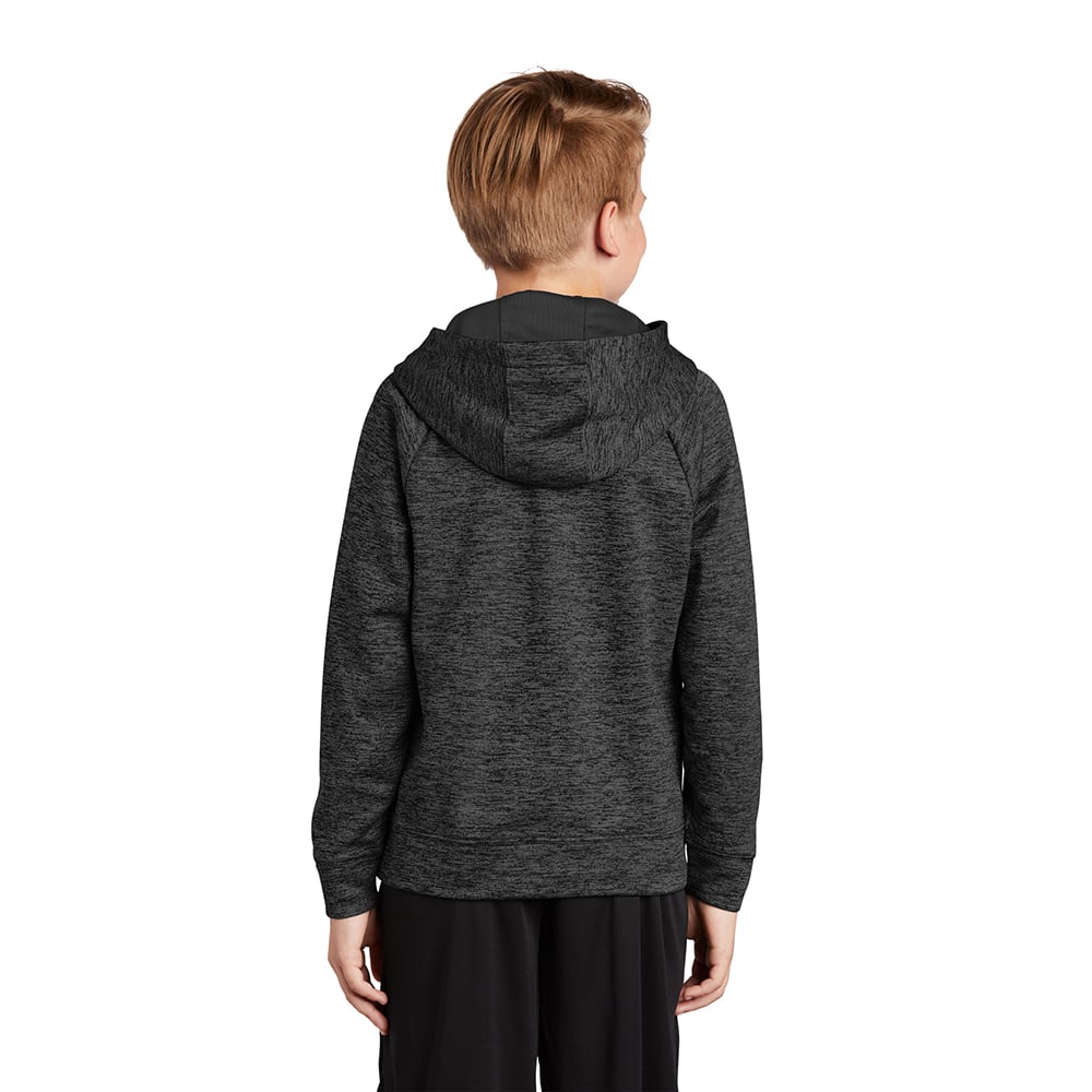 Sport - Tek YST225 Youth PosiCharge Electric Heather Hooded Pullover - Gorvex.com