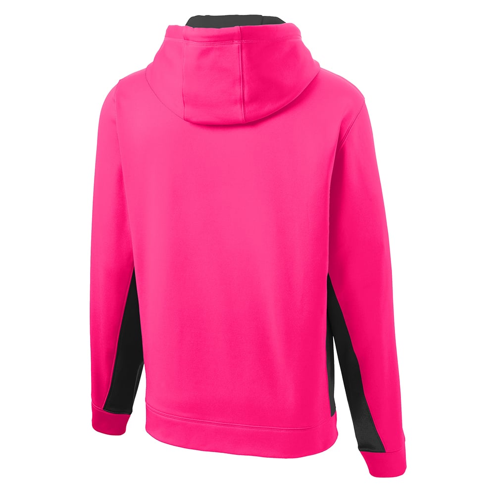 Sport - Tek YST235 Youth Sport - Wick Fleece Colorblock Hooded Pullover - Gorvex.com