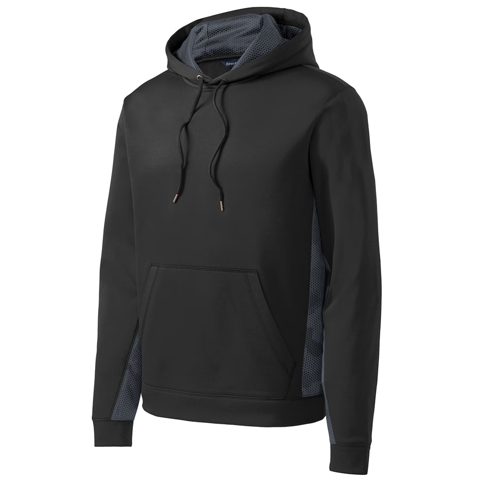 Sport - Tek YST239 Youth Sport - Wick CamoHex Fleece Colorblock Pullover - Gorvex.com
