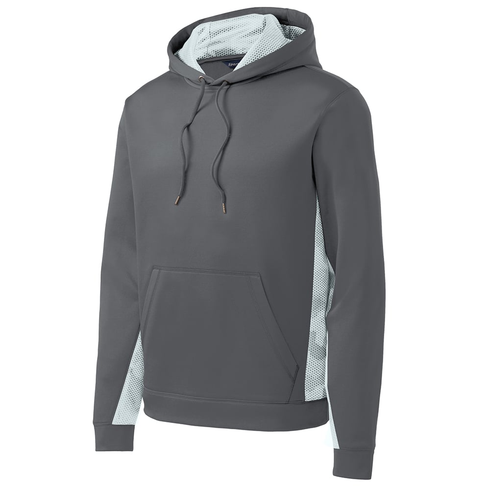 Sport - Tek YST239 Youth Sport - Wick CamoHex Fleece Colorblock Pullover - Gorvex.com
