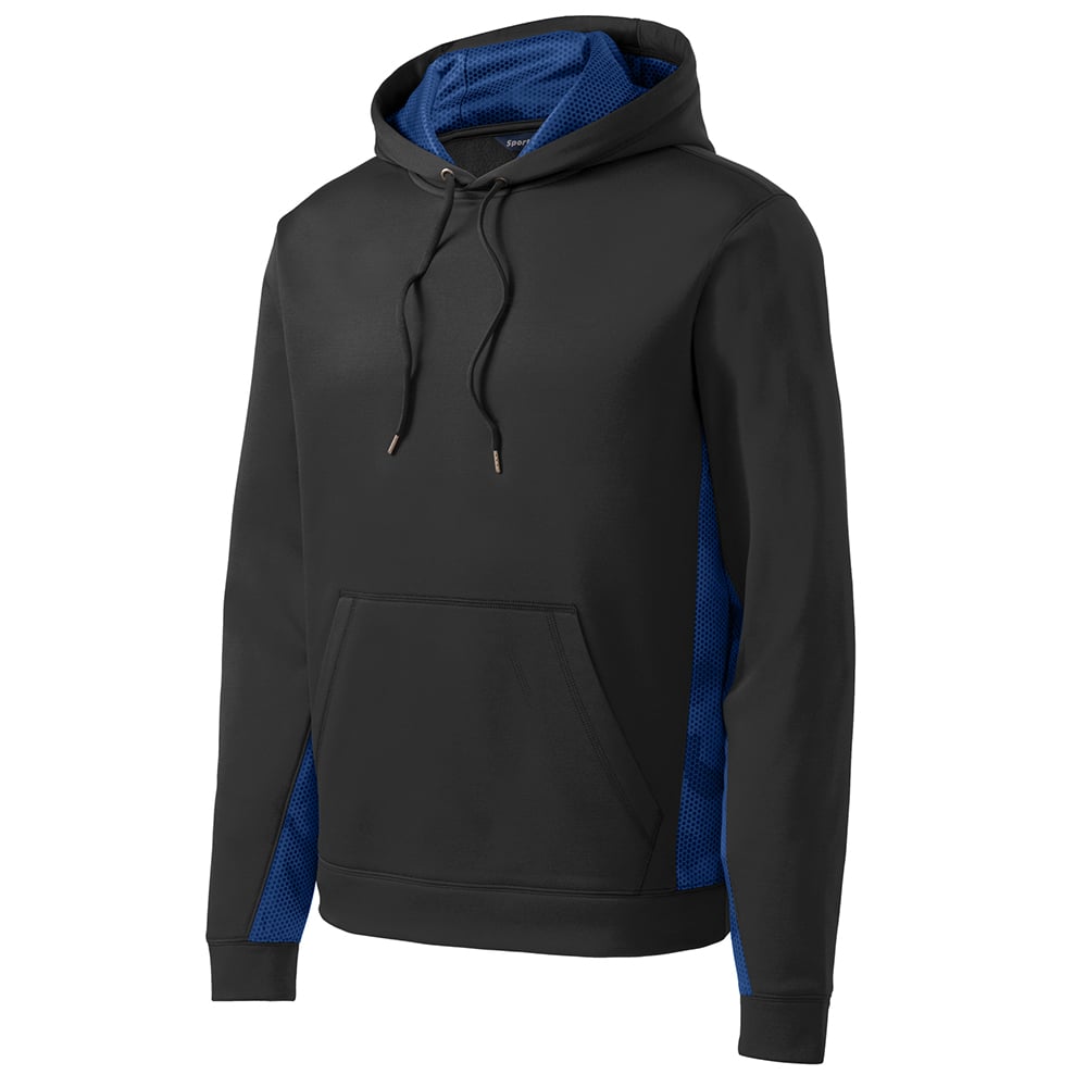 Sport - Tek YST239 Youth Sport - Wick CamoHex Fleece Colorblock Pullover - Gorvex.com